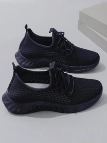 STEPREACH Fall/Winter Women's Casual Sports Shoes, Breathable, Comfortable, Lightweight, Lace-Up, Solid & Bright Colors, Slip-Resistant & Wear-Resistant, Pink,Sneakers For Women