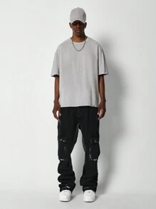 SUMWON Regular Fit Washed Essential Tee