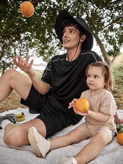 Mommy And Me Matching Outdoor Cycling Outfits For Baby Girls (2 Sets Sold Separately)