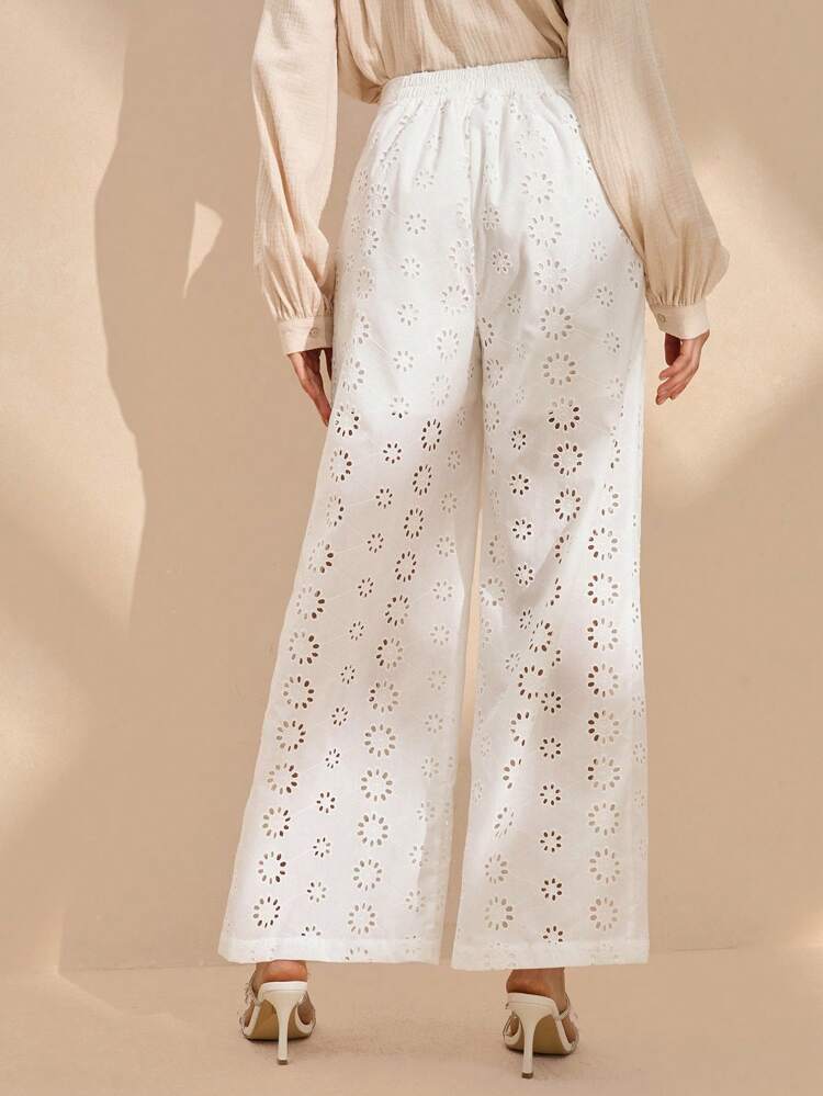 Women's Casual Patchwork Burnout Everyday Long Pants