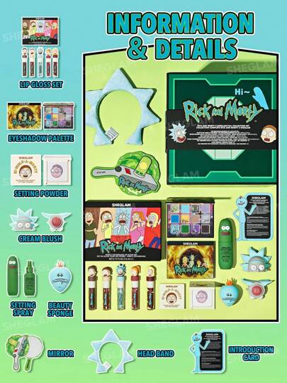 Rick and Morty X SHEGLAM Full Collection Set