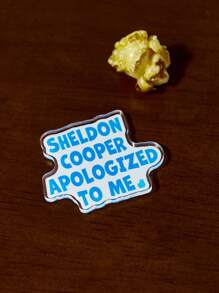 THE BIG BANG THEORY X SHEIN 6pcs/Set Cartoon & Letter Printed Fridge Magnets - Multicolor - View 8