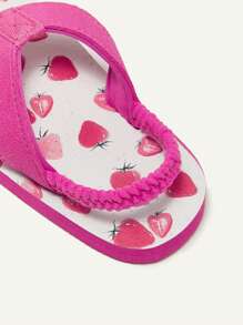 Cozy Pixies Sandalias De Dedo Antideslizantes De Verano Para Bebé Con Dibujos Animados, Moda Animal Para Actividades Al Aire Libre De Niñas Pequeñas