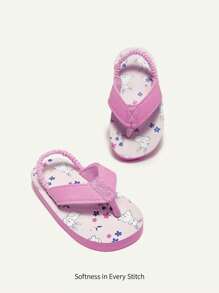 Cozy Pixies Zapatos / Pantuflas Para Bebés - Moda, Cómodo Y Transpirable Patrón De Caricatura Eva Diapositivas Para Niños Y Niñas (al Aire Libre)