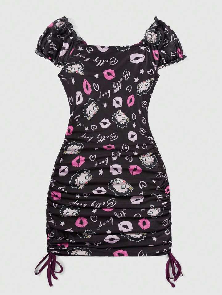 strapless open back dress The Betty Dress in Begonia Pink Lace 12 / Begonia Pink Lace main image 0