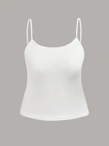 SHEIN CovetEZ Plus Size 3pcs/Set Casual Solid Color Cami Tops With Ditsy Floral Prints For Spring/Summer - Multicolor - View 7