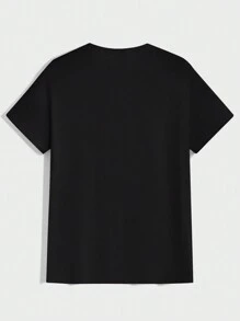 SHEIN Cottnline Multi-Pack Round Neck All-Match T-Shirt - Dusty Blue - View 6