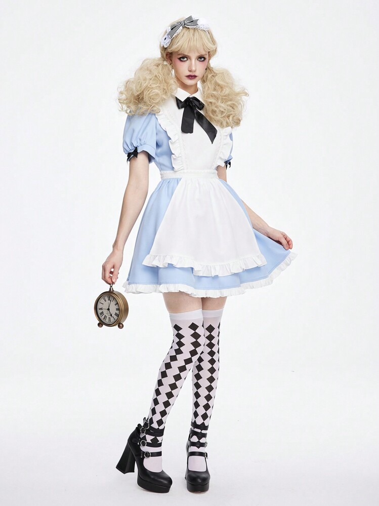 ROMWE Kawaii アリス コスプレ ドレス キュート&スイート