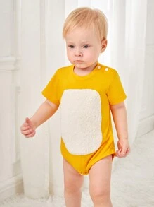 SHEIN 3pcs/Set Baby Boys' Casual Animal Lion Printed Playwear Costume Including Hat And Gloves, Spring/Summer