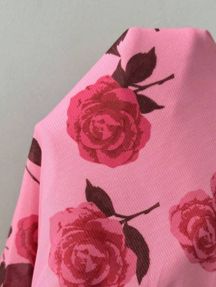Women's Floral Print Vacation Style Skirt