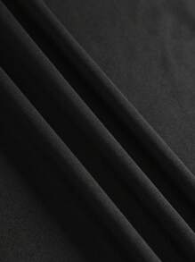 Men's Summer Astronaut Cartoon Printed Crewneck Casual Short Sleeve T-Shirt With Slogan - Black - View 5