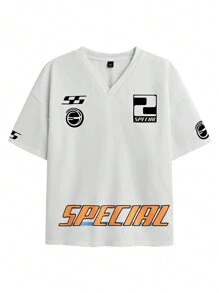 Manfinity VCAY 2-Piece Men Plus Size Loose Knitted Casual Short Sleeve Outfit - Multicolor - View 15