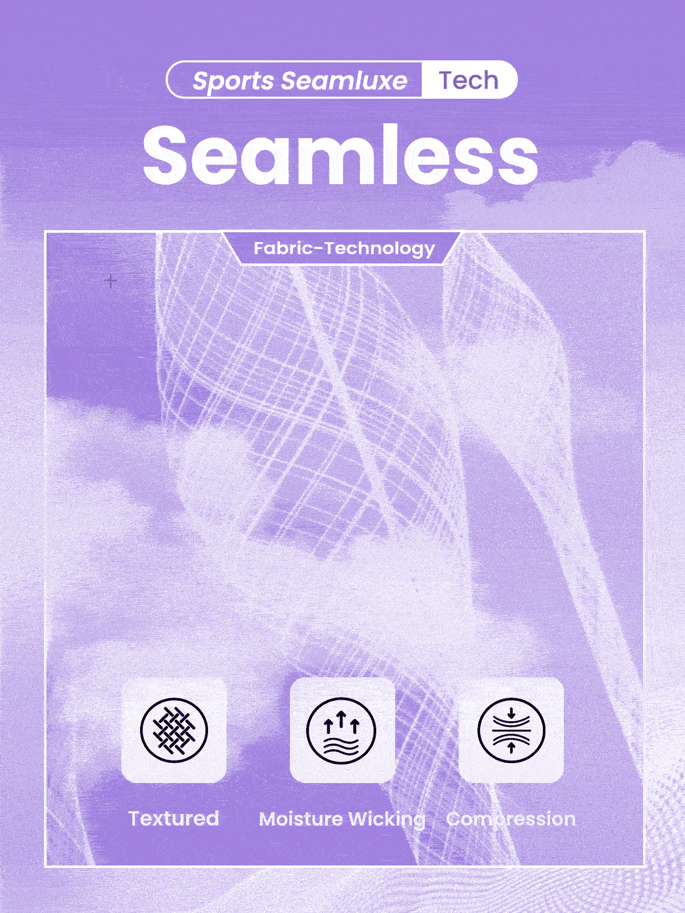 Easithlete 漸層鏤空收復運動打底褲 - 彩色 - 查看 6