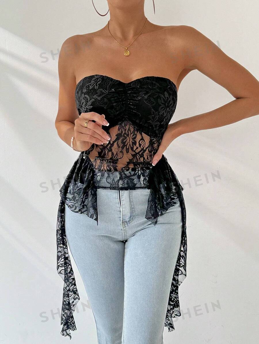 SHEIN Privé Women's Rave Festival Outfits Daily Romantic Date Country ...