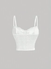 SHEIN MOD 乡村服饰 蓬松蛋糕裙 带前纽扣装饰 白色长裙 女士复古服饰 教师裙 夏季裙子 白色裙子 巡航女装 - 白色 - 查看 2