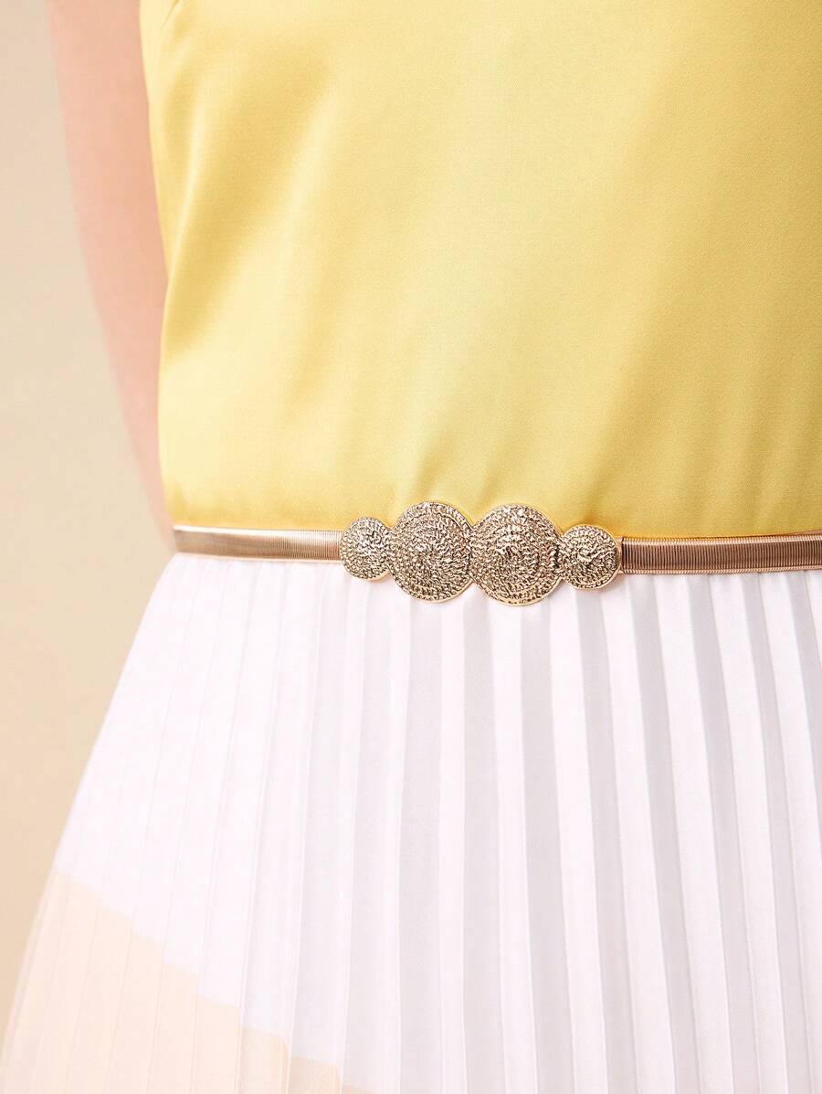 MOTF PREMIUM 1PC LADIES LUXURY ELEGANT METAL WAIST CHAIN, SUITABLE FOR PARTY, CONCERT/FESTIVAL, WEDDING - Gold - View 1