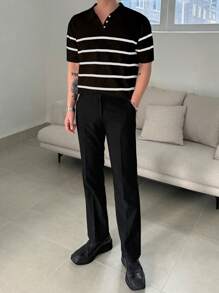 DAZY Men's Striped Knitted Top For Summer