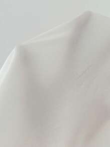 Firerie Women's Elegant Daily/Date/Work/Commute Style Delicate Ruffle Short-Sleeve White Shirt,Short Sleeve Tops - White - View 8