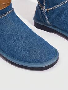 女性時尚靴子 - 藍色 - 查看 5