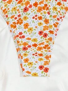 Women's Summer Beach Floral Printed Sexy Bikini Set, Random Print - Multicolor - View 7