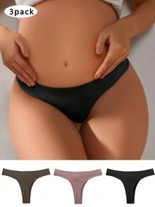 Calzones sin costuras para maternidad (conjunto de 3) - Multicolor - Ver 4