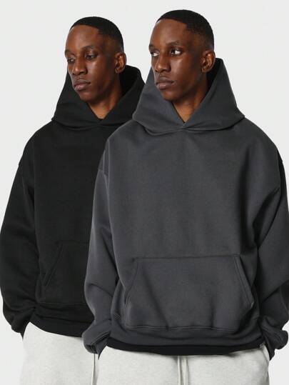 SUMWON 2 Packs Overhead Essential Hoodie