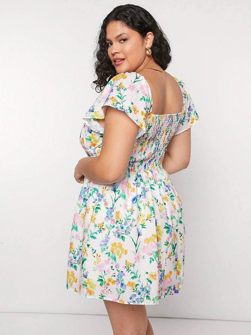 Plus Size Women's Summer Holiday Countryside Dress