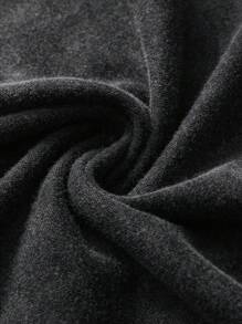 Hemo, Hemo, Men's Summer Astronaut Print Round Neck Short Sleeve Distressed Washed T-Shirt - Black - View 3