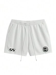 Manfinity VCAY 2-Piece Men Plus Size Loose Knitted Casual Short Sleeve Outfit - Multicolor - View 11