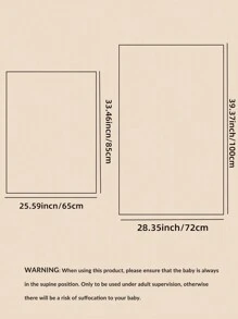 1pc Floral Patterned Soft, Comfortable, And Breathable Baby Swaddle Blanket - Multicolor - View 7