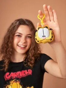 GARFIELD X SHEIN 1pc Cartoon Pattern  Pendant For Bag Decoration