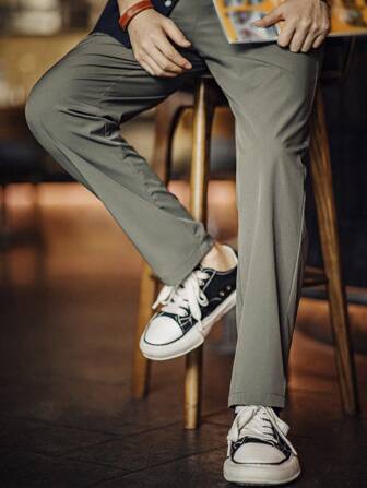 Maden Four-Way Stretch Twill Casual Pants For Men