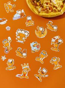 GARFIELD | SHEIN 46pcs Assorted Cartoon Pattern Sticker Pack - Multicolor - View 2