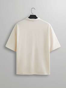 Manfinity VCAY 2pcs Knitted Casual Polo Shirt Set