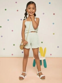 Mini mi Kids Fashionable Colorful Strappy Flat Sandals For Summer - White - View 4