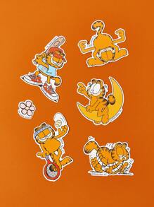 GARFIELD | SHEIN 46pcs Assorted Cartoon Pattern Sticker Pack - Multicolor - View 3
