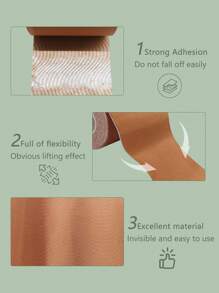 Stretchy Fabric Strap Breast Lift Tape Plus Size Lingerie Accessory