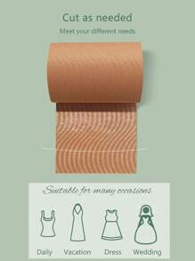 Stretchy Fabric Strap Breast Lift Tape Plus Size Lingerie Accessory