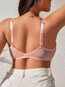 FloralLove Plus Size Lace Bowknot Fashion Bralette & Wireless Bra Sexy Lingerie  Cozy And Elegant Details