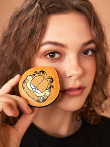 GARFIELD | SHEIN 2入組卡通圖案彩妝海綿蛋套裝 - 黃色 - 查看 9