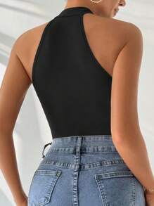 Firerie Dành cho nữ Mùa hè hàng ngày Gợi cảm & Thanh lịch Ngày lễ Hẹn hò Tất cả các trận đấu Ren đen nối Bodycon cổ chữ V Halter Bodycon - màu đen - Xem 6