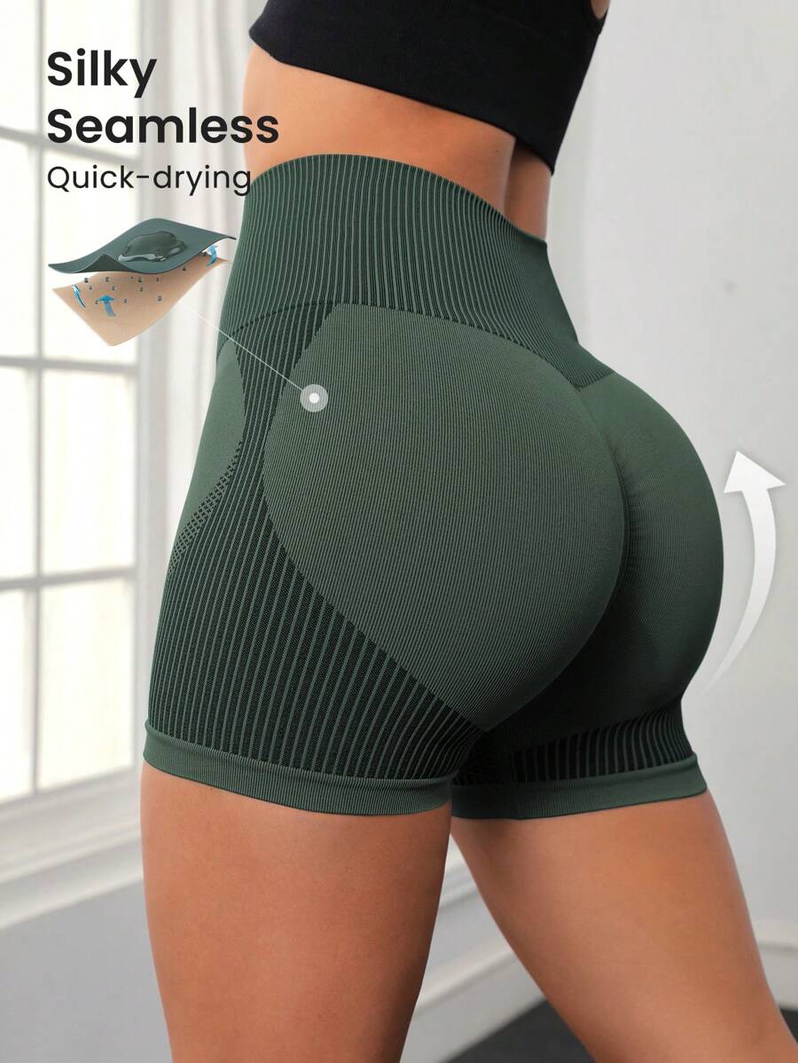 Easithlete Pantaloni scurți sport cu talie largă, cu fund încordat, model pulover, pantaloni scurți de motociclist