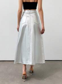 Women's A-line Denim Skirt