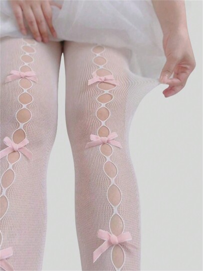 Kawaii Women's Bow Decor Stockings/Pantyhose/Tights