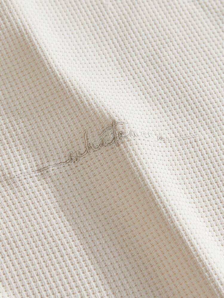 2pcs Knitted Casual Polo Shirt Set