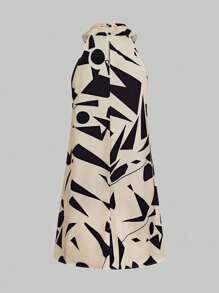 Chiquease Vestido de moda para mujer con bloque de color y tirantes cruzados