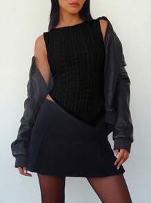 Siren Gaze 女性夏季時尚雙層蕾絲背心上衣