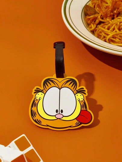 GARFIELD | SHEIN 1pc Semi-3D Cartoon Pattern Luggage Tag
