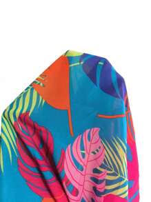 Zolique Women Fashionable Colorful Printed Long Sleeve Shirt Fall Cloth For Women - Multicolor - View 4