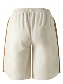 Men's Fashionable Loose Casual Versatile Daily Shorts - Apricot - View 2